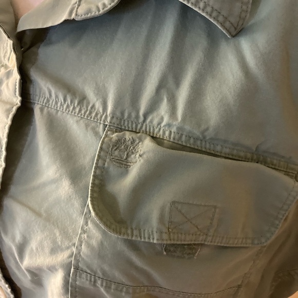 Timberland womens short sleeve top size XL light green - Picture 4 of 11